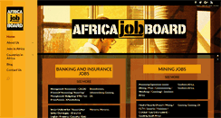 Desktop Screenshot of africajobboard.com